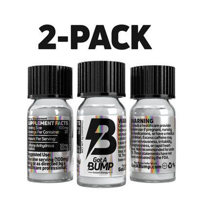 BUMP Energy™ Powder - 2g Container (1000mg Caffeine Per Vial) (TikTok)